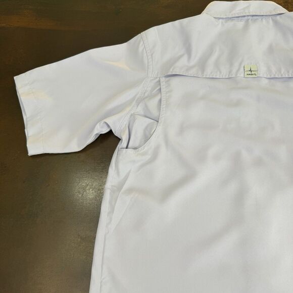 Habit Men's Small River Shirt Outdoor Solar Factor Short Sleeve breathable comfy - Picture 6 of 16